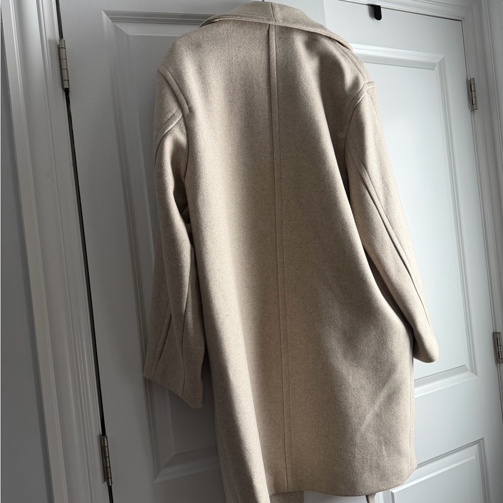 Mango Maxi Lapel Wool Coat - Picture 6 of 9